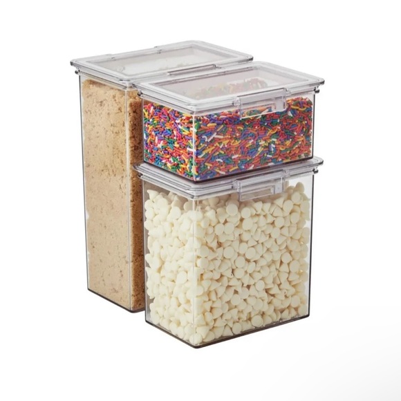 The Home Edit 3 Piece Canister Edit Food Storage Containers good grips New - Picture 1 of 5